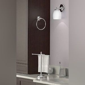 Gatco Counter Top S Style Towel Holder, Chrome. Like New